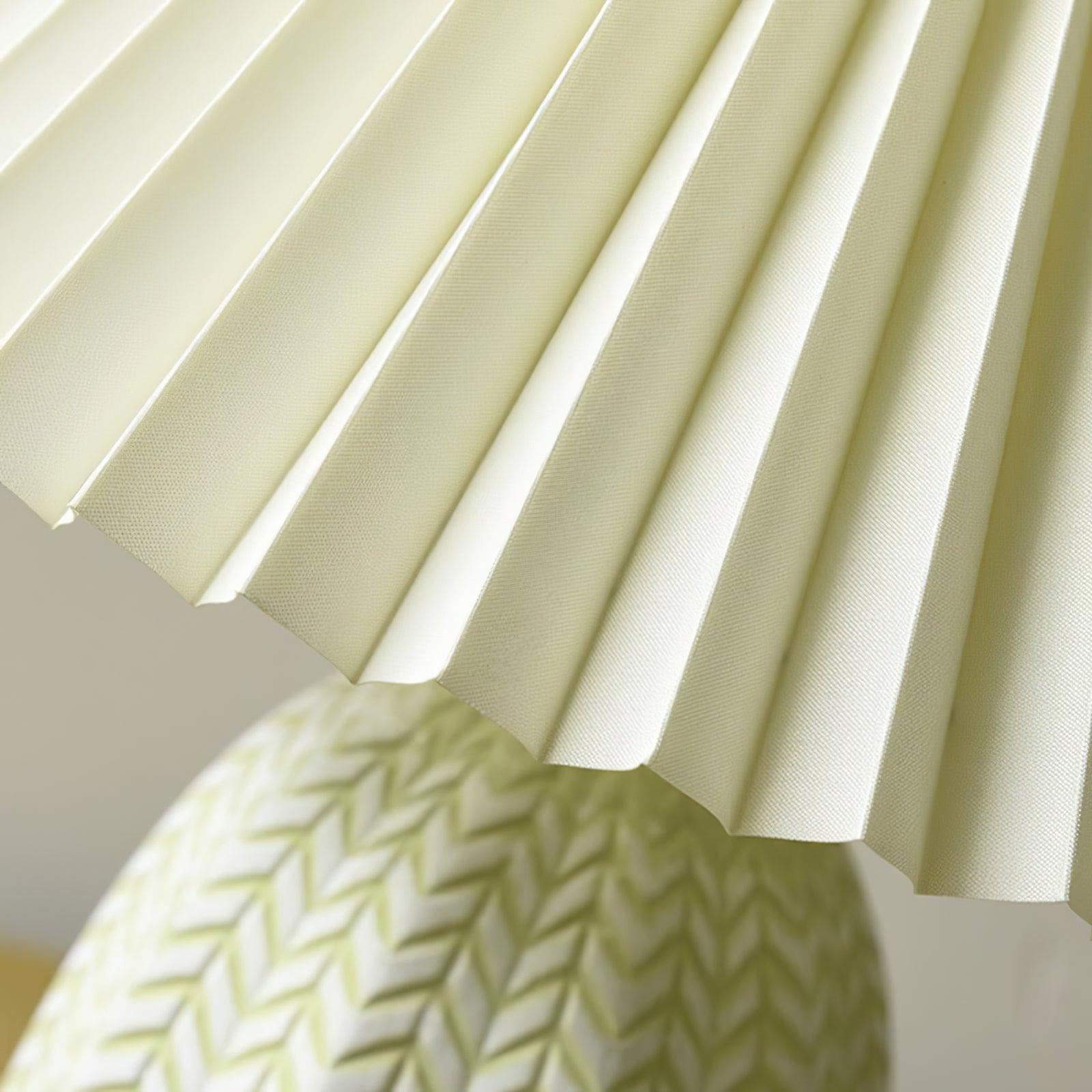 Vintage Pleated Table Lamp - Blowlighting