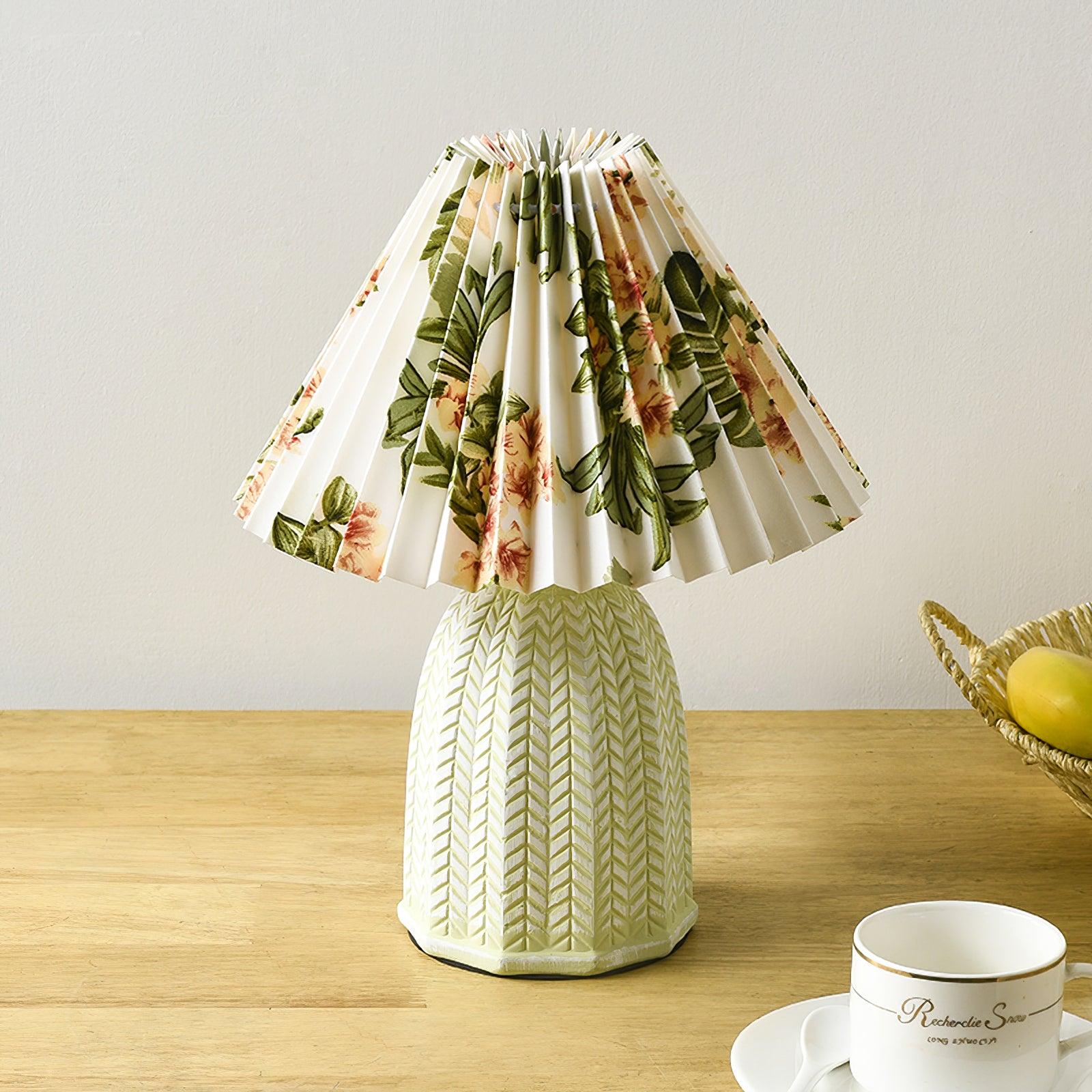 Vintage Pleated Table Lamp - Blowlighting