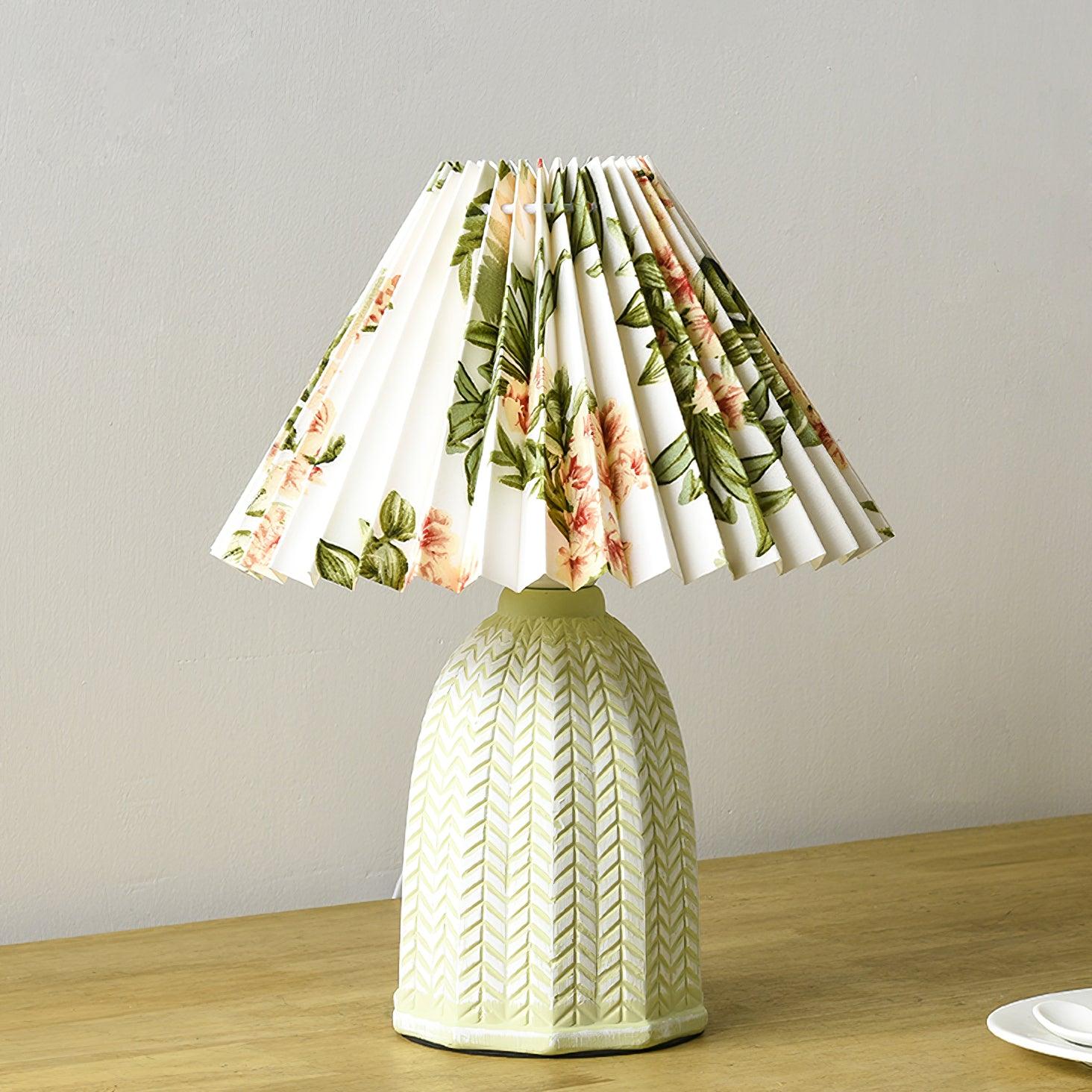 Vintage Pleated Table Lamp - Blowlighting