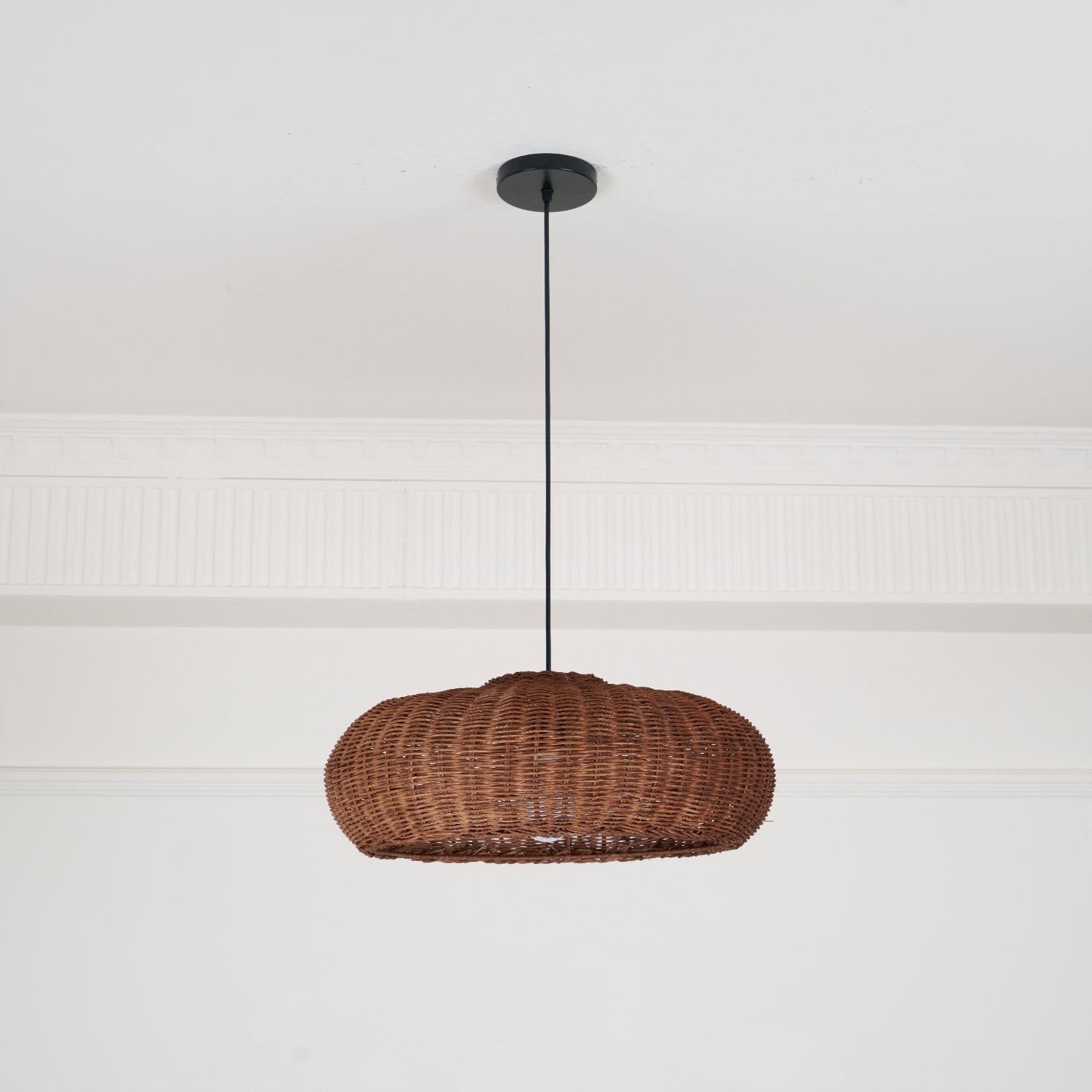 Vintage Rattan Pendant Lamp - Blowlighting