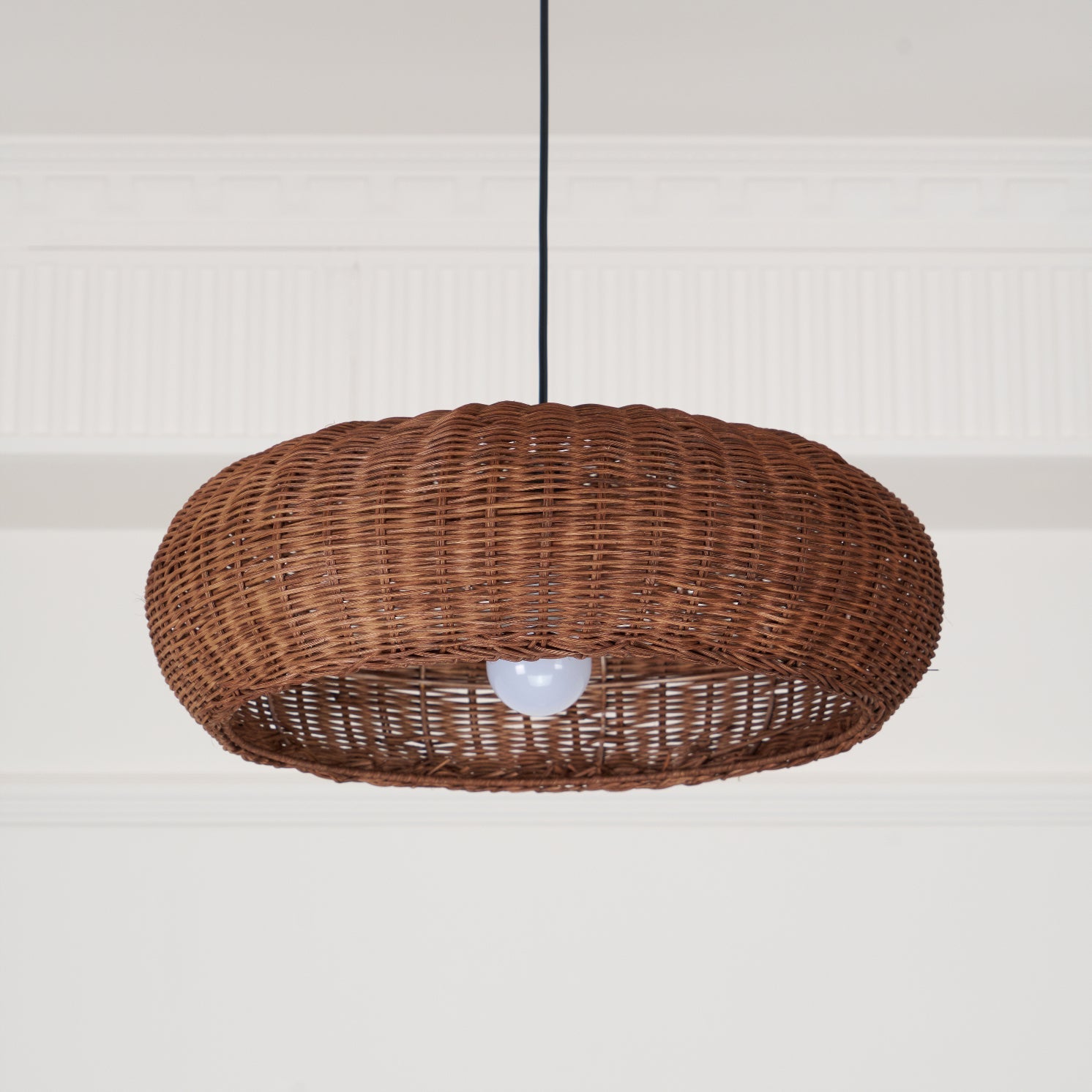 Vintage Rattan Pendant Lamp - Blowlighting