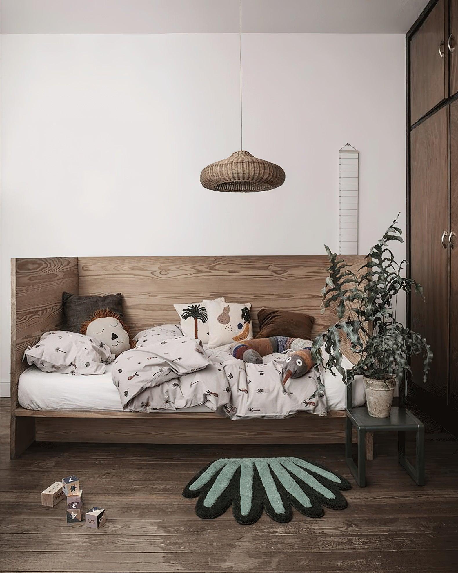 Vintage Rattan Pendant Lamp - Blowlighting