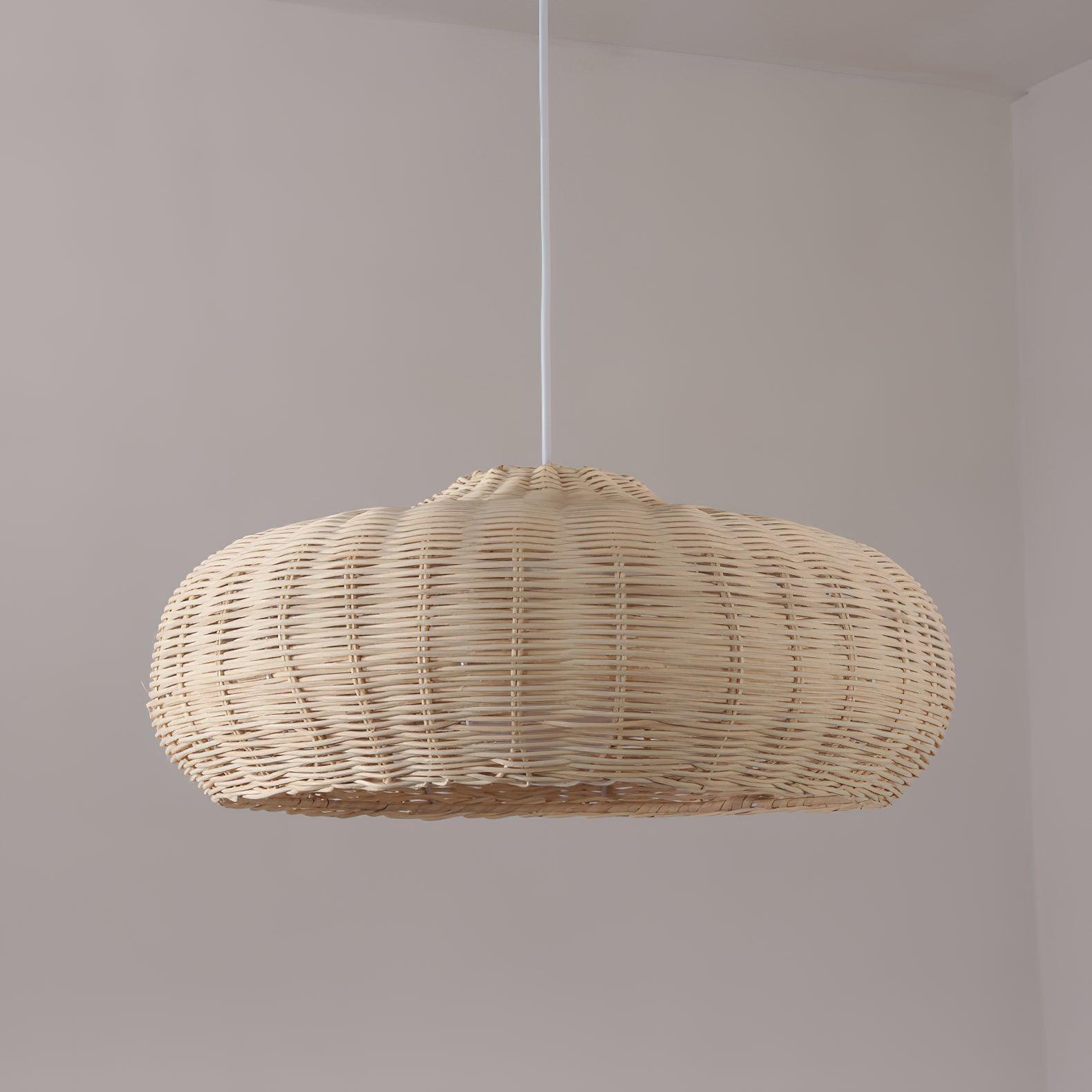 Vintage Rattan Pendant Lamp - Blowlighting