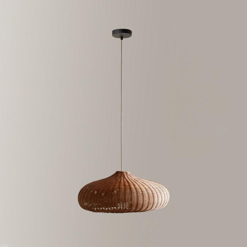 Vintage Rattan Pendant Lamp - Blowlighting