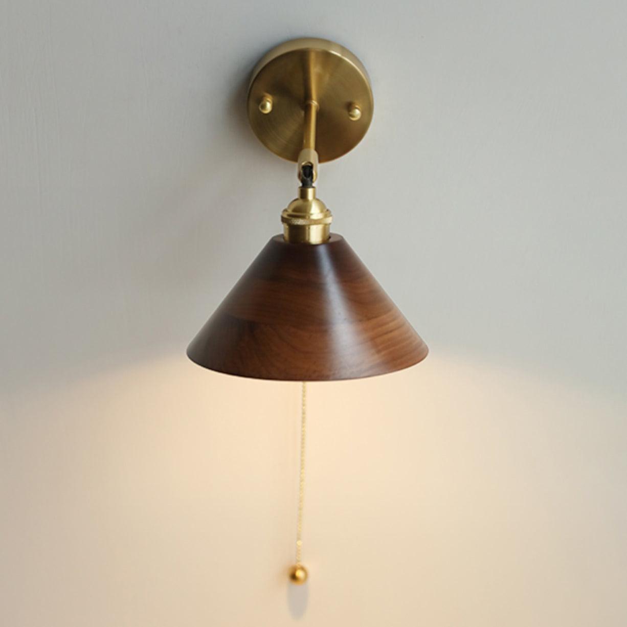 Vintage Wood Wall Lamp - Blowlighting