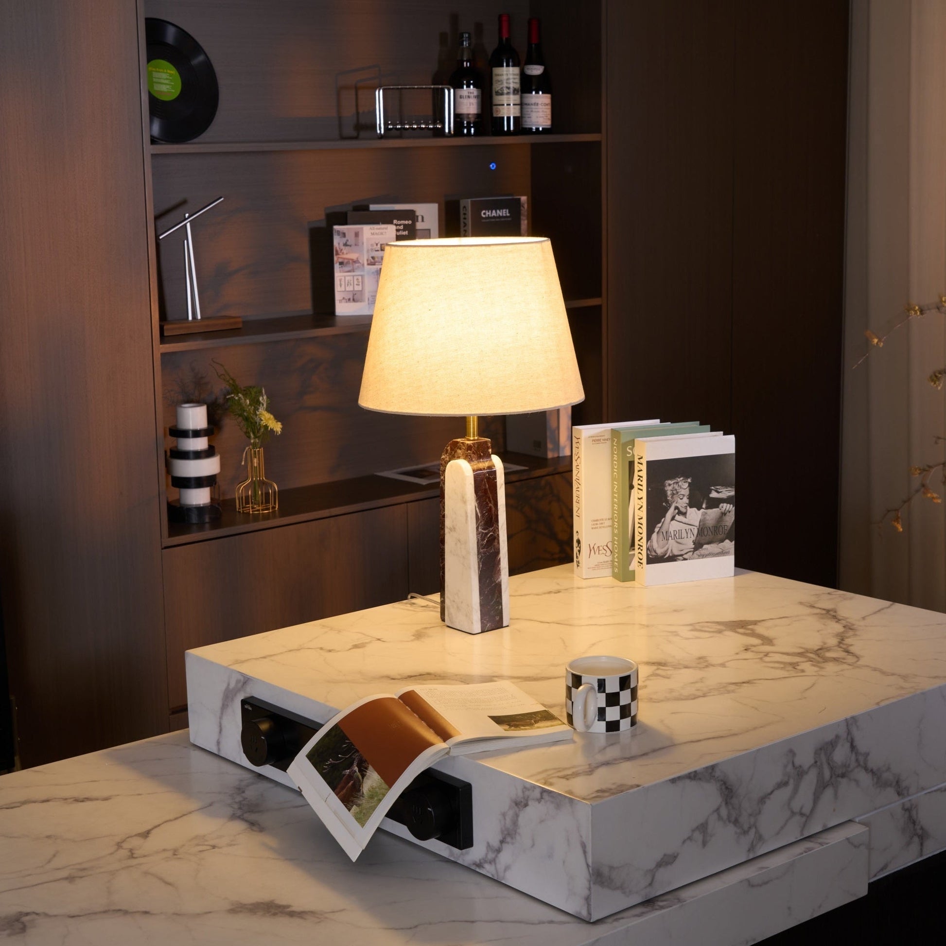 Virello Marble Table Lamp - Blowlighting