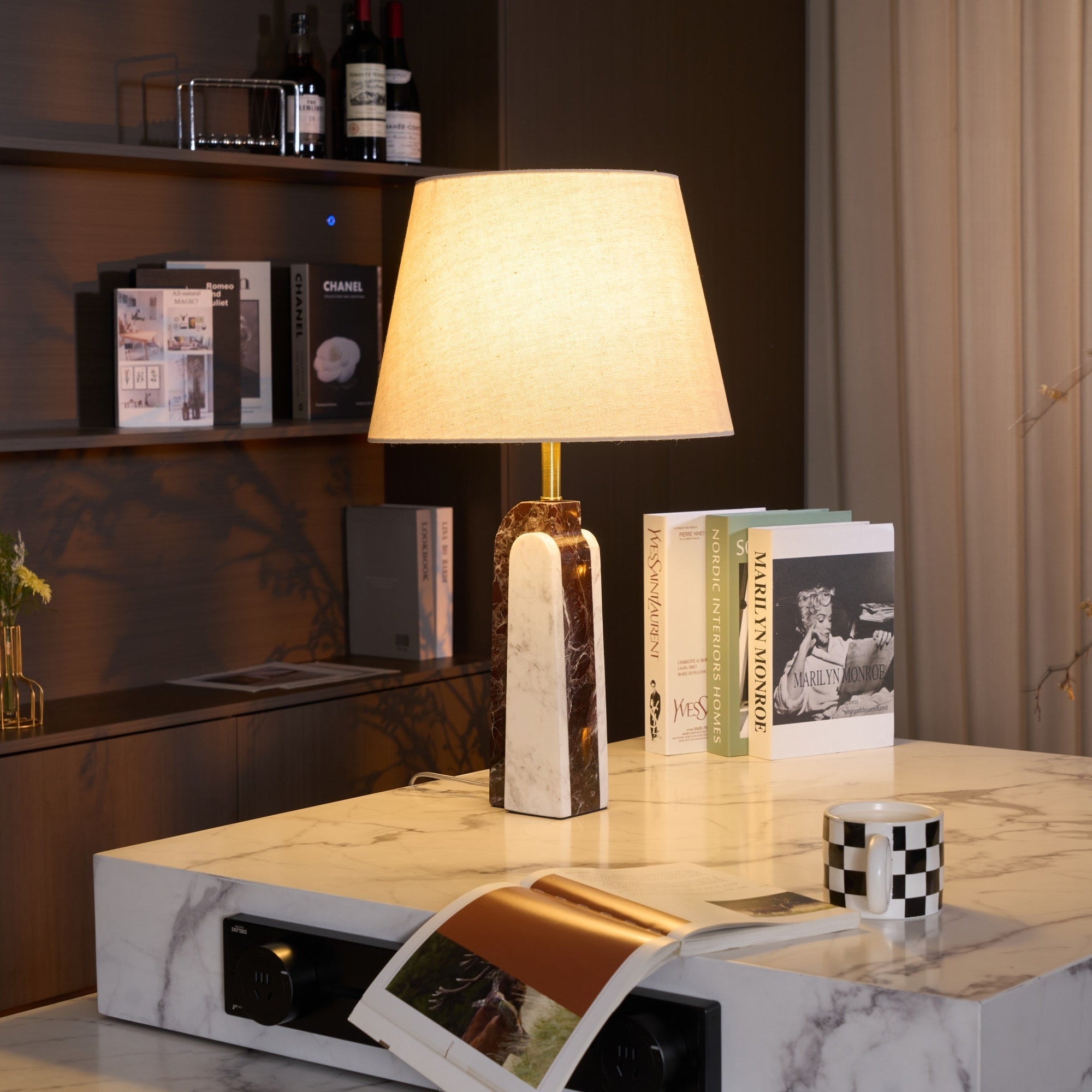 Virello Marble Table Lamp - Blowlighting