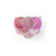 Vistosi Art Deco Glass Disc Wall Lamp