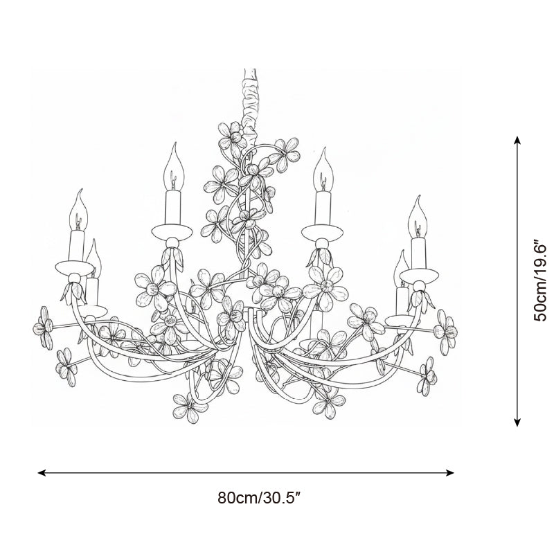Frostveil Romantic Crystal Chandelier