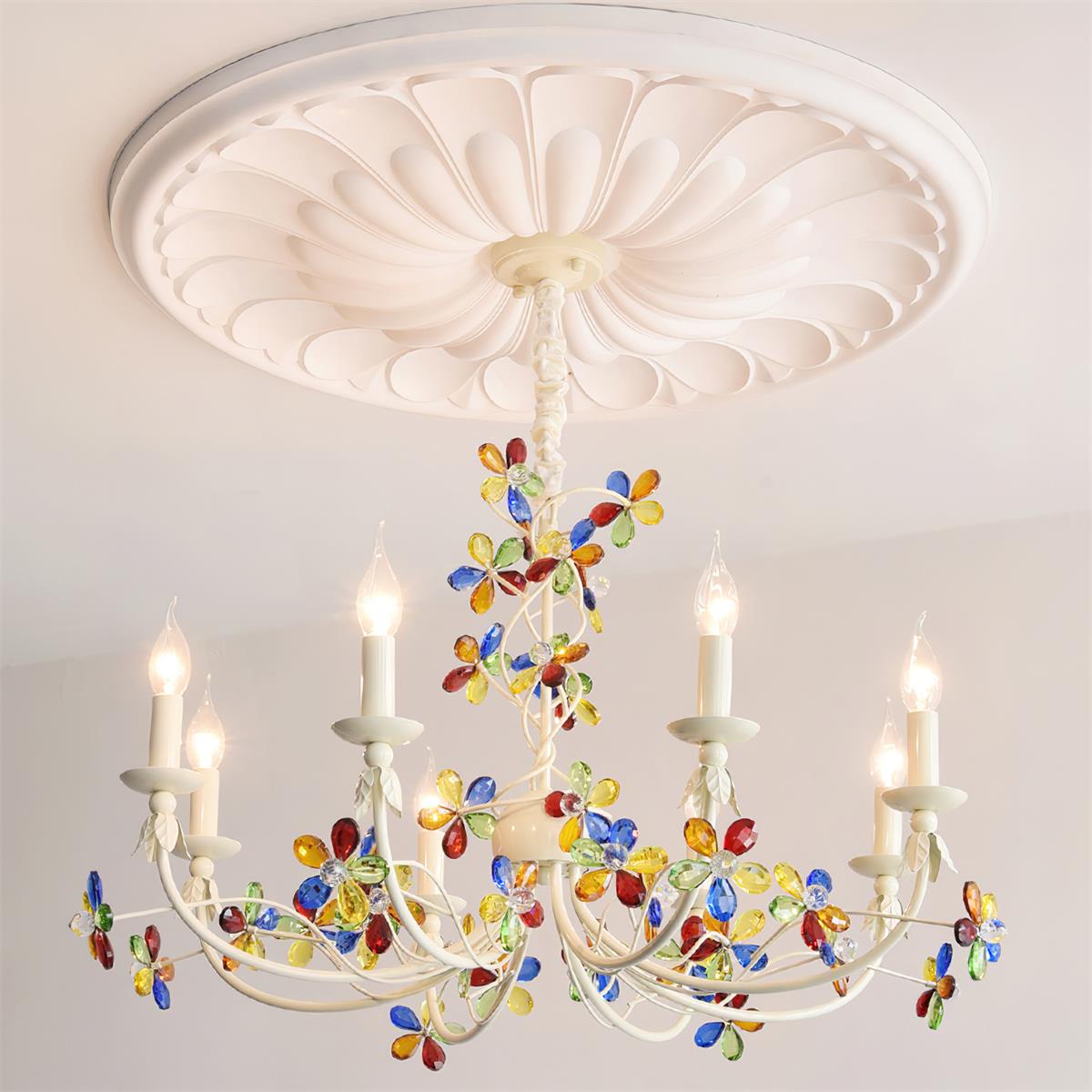 Frostveil Romantic Crystal Chandelier
