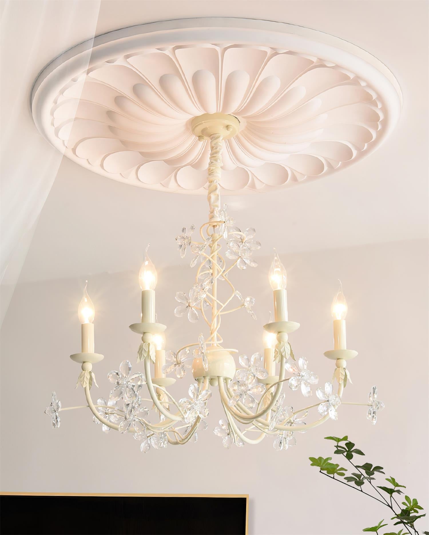 Frostveil Romantic Crystal Chandelier