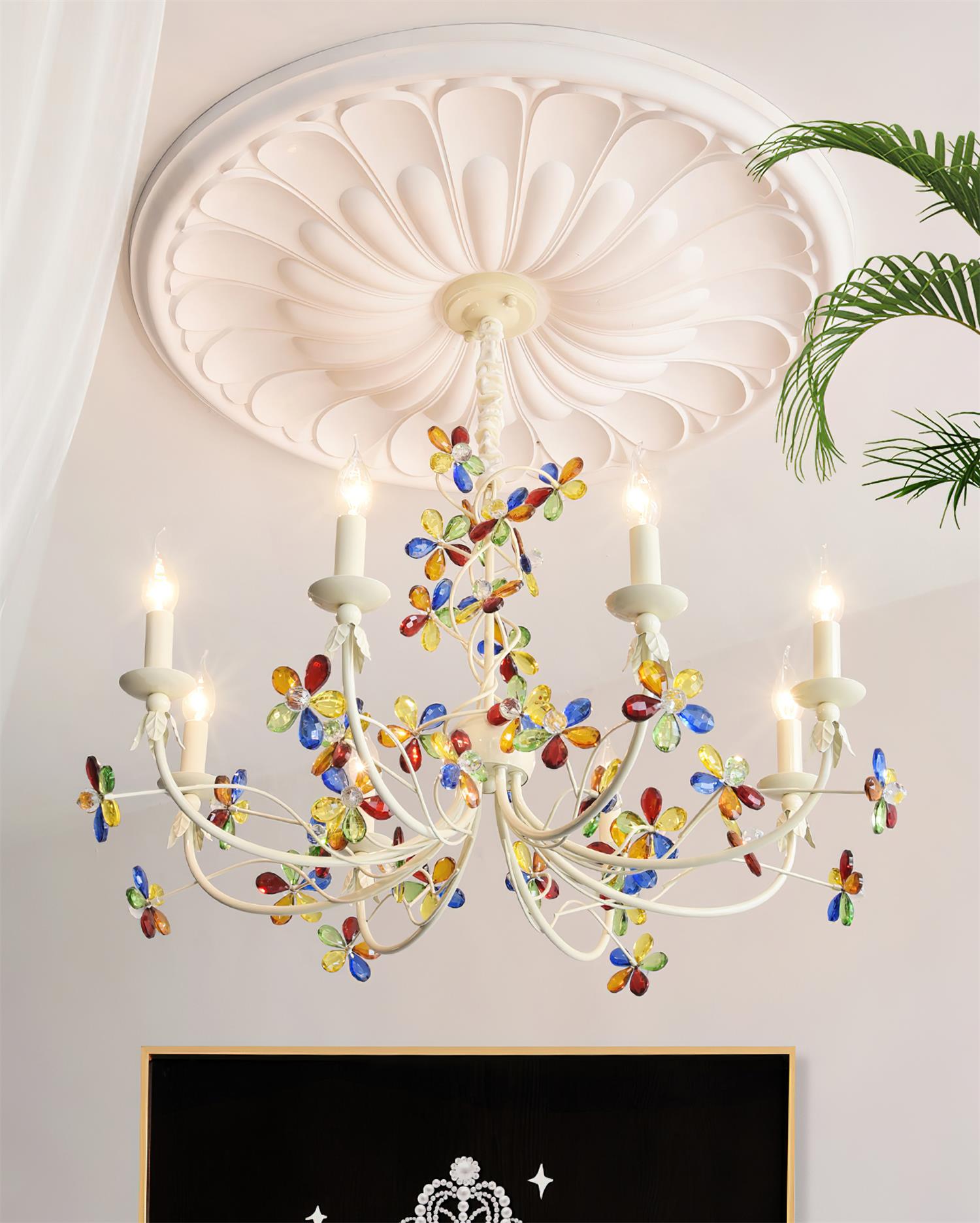 Frostveil Romantic Crystal Chandelier