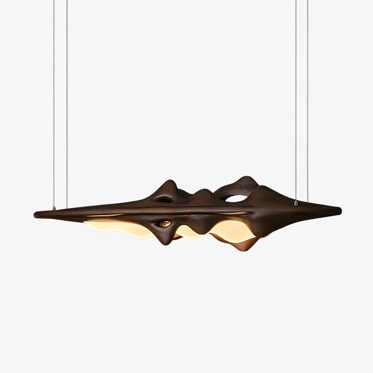 Ulsorira Topographic Wood Pendant Light - Blowlighting