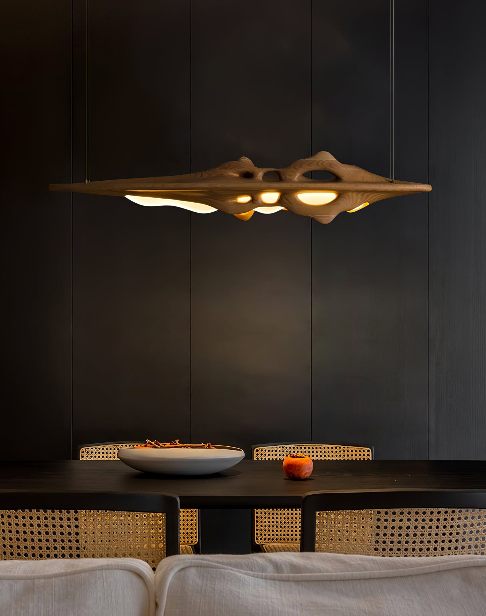 Ulsorira Topographic Wood Pendant Light - Blowlighting