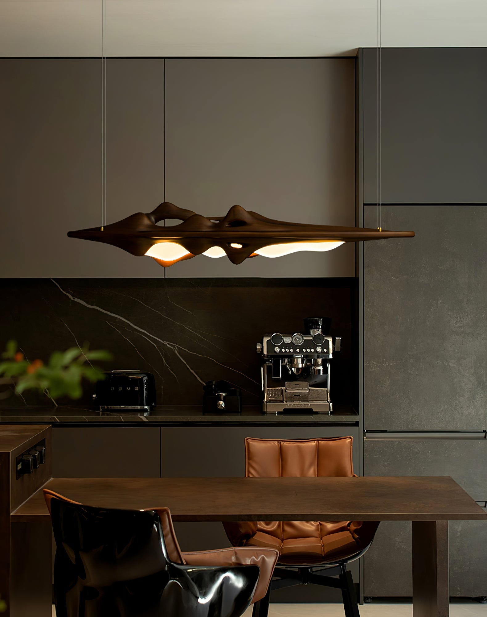 Ulsorira Topographic Wood Pendant Light - Blowlighting