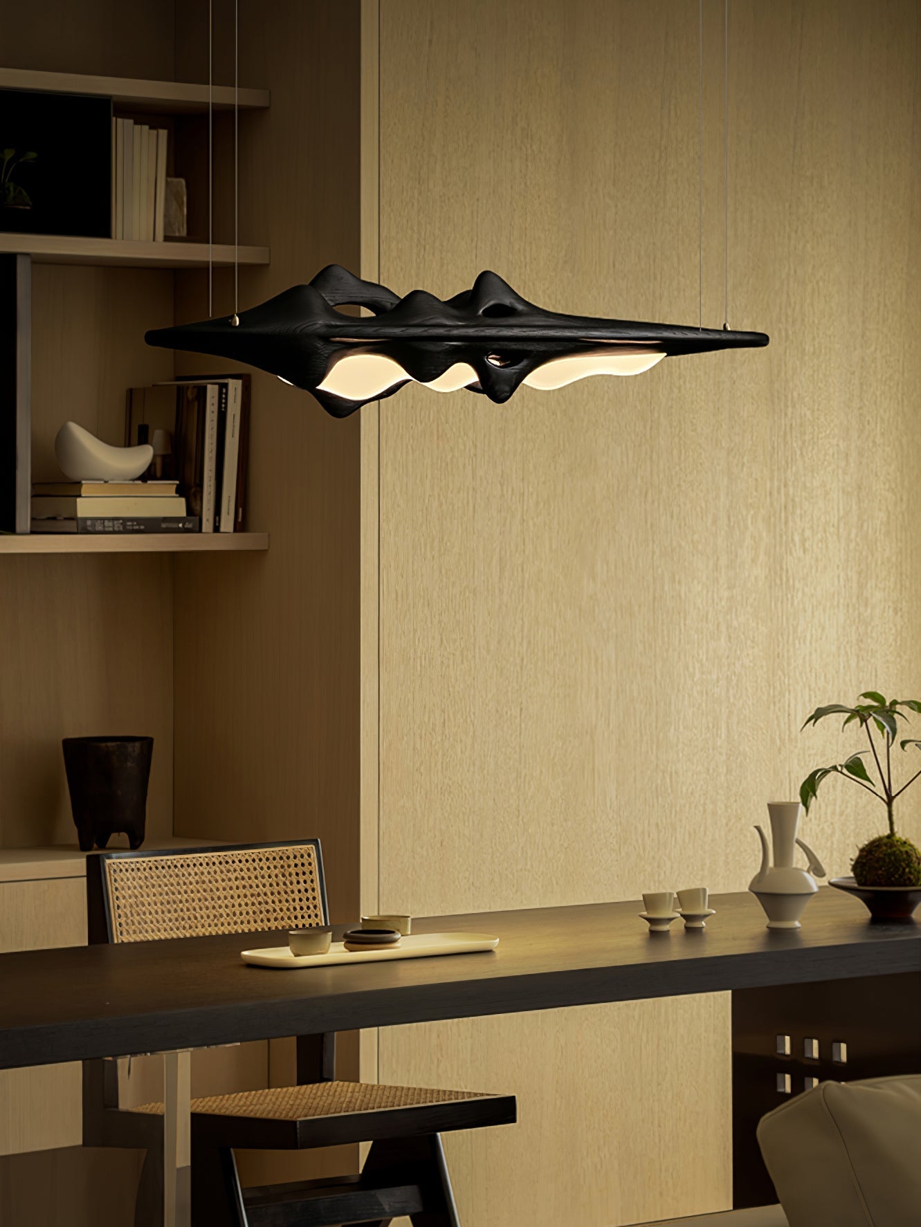 Ulsorira Topographic Wood Pendant Light - Blowlighting