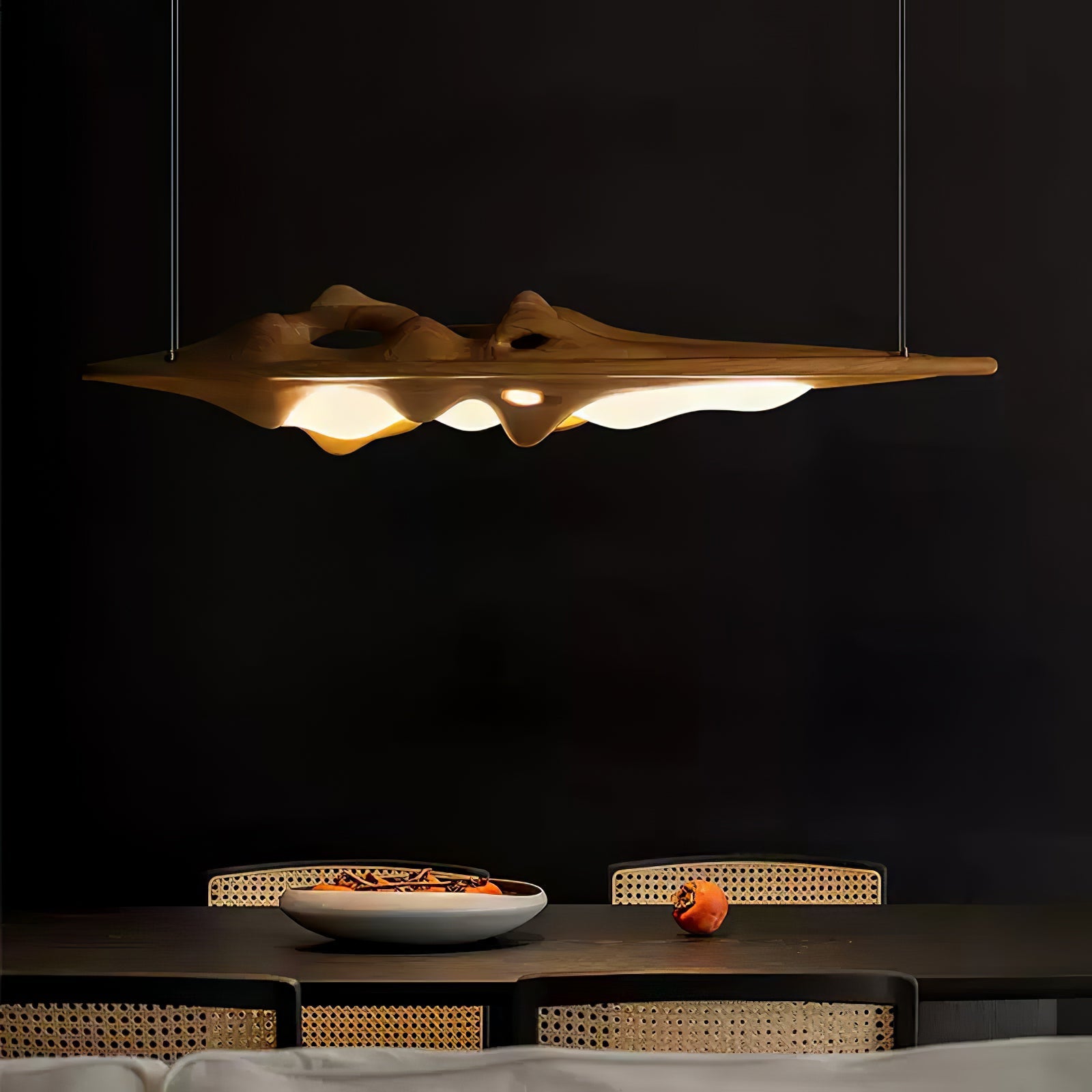 Ulsorira Topographic Wood Pendant Light - Blowlighting