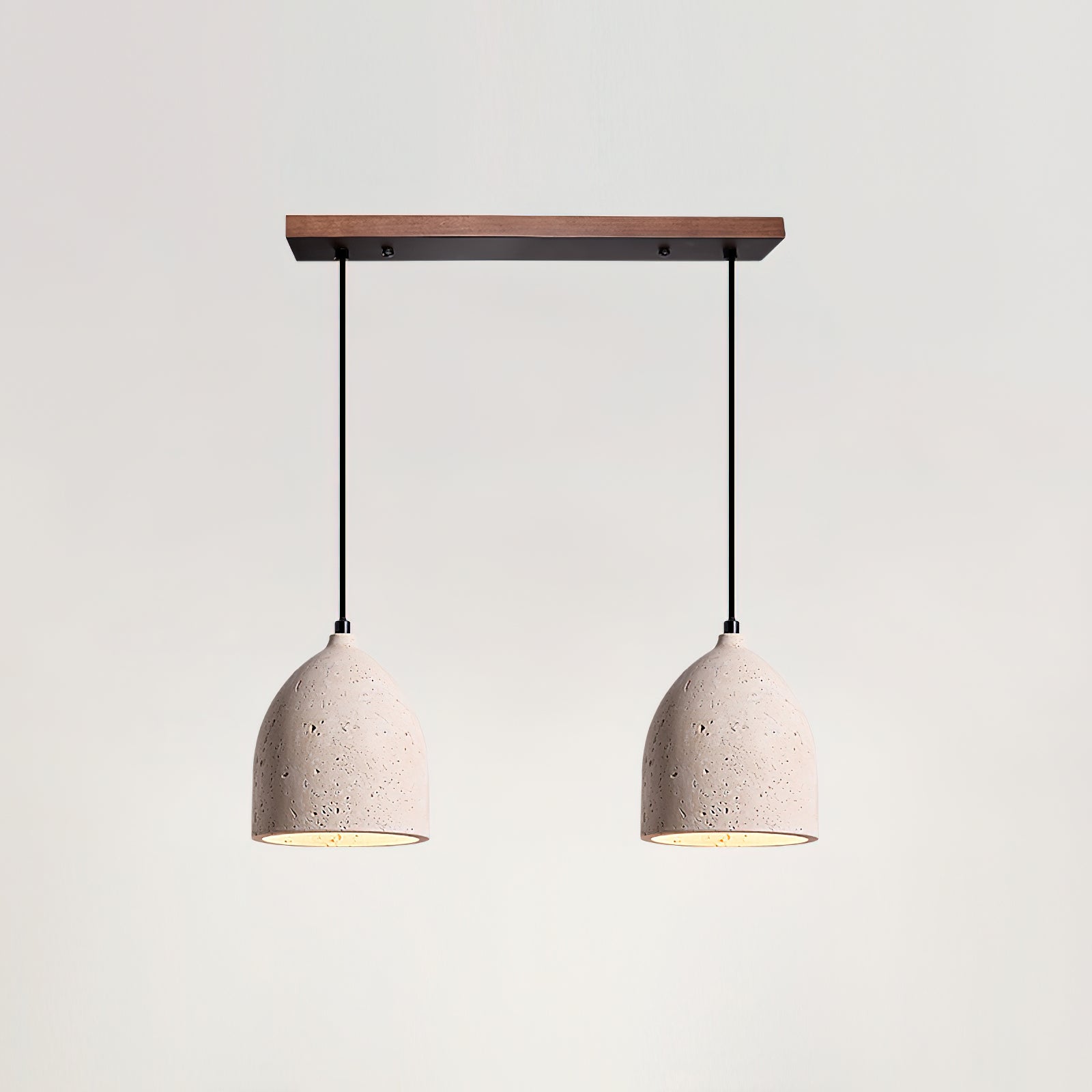 Volcanic Wabi-Sabi Travertine Pendant Light