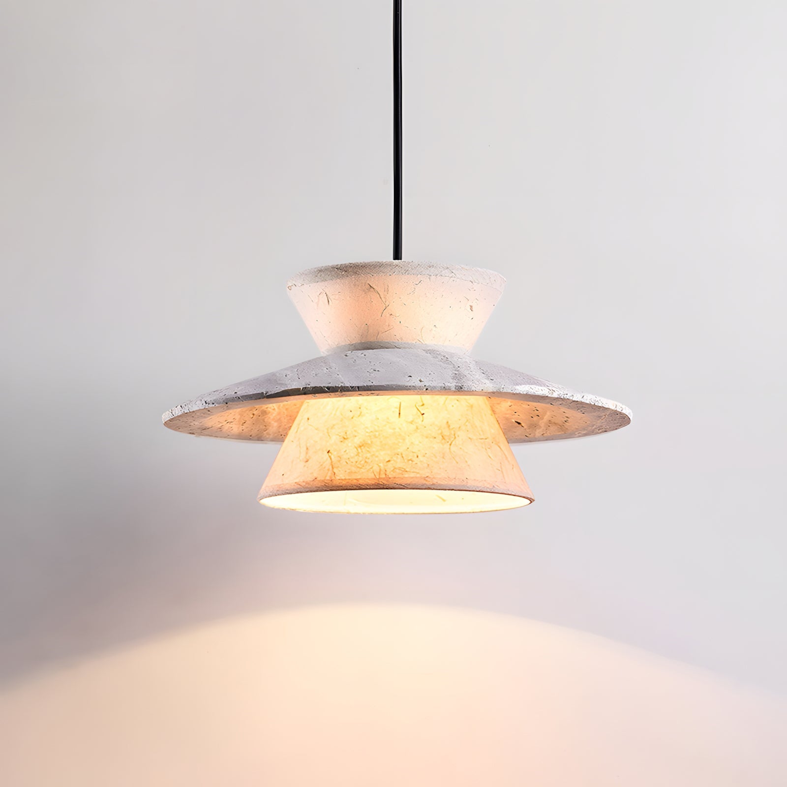 Vortin Natural Xuan Paper Pendant Light