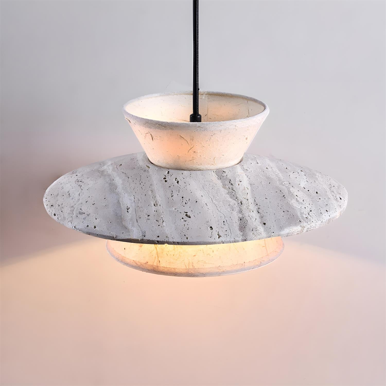Vortin Natural Xuan Paper Pendant Light