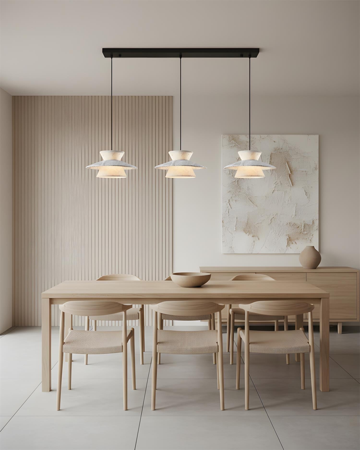 Vortin Natural Xuan Paper Pendant Light