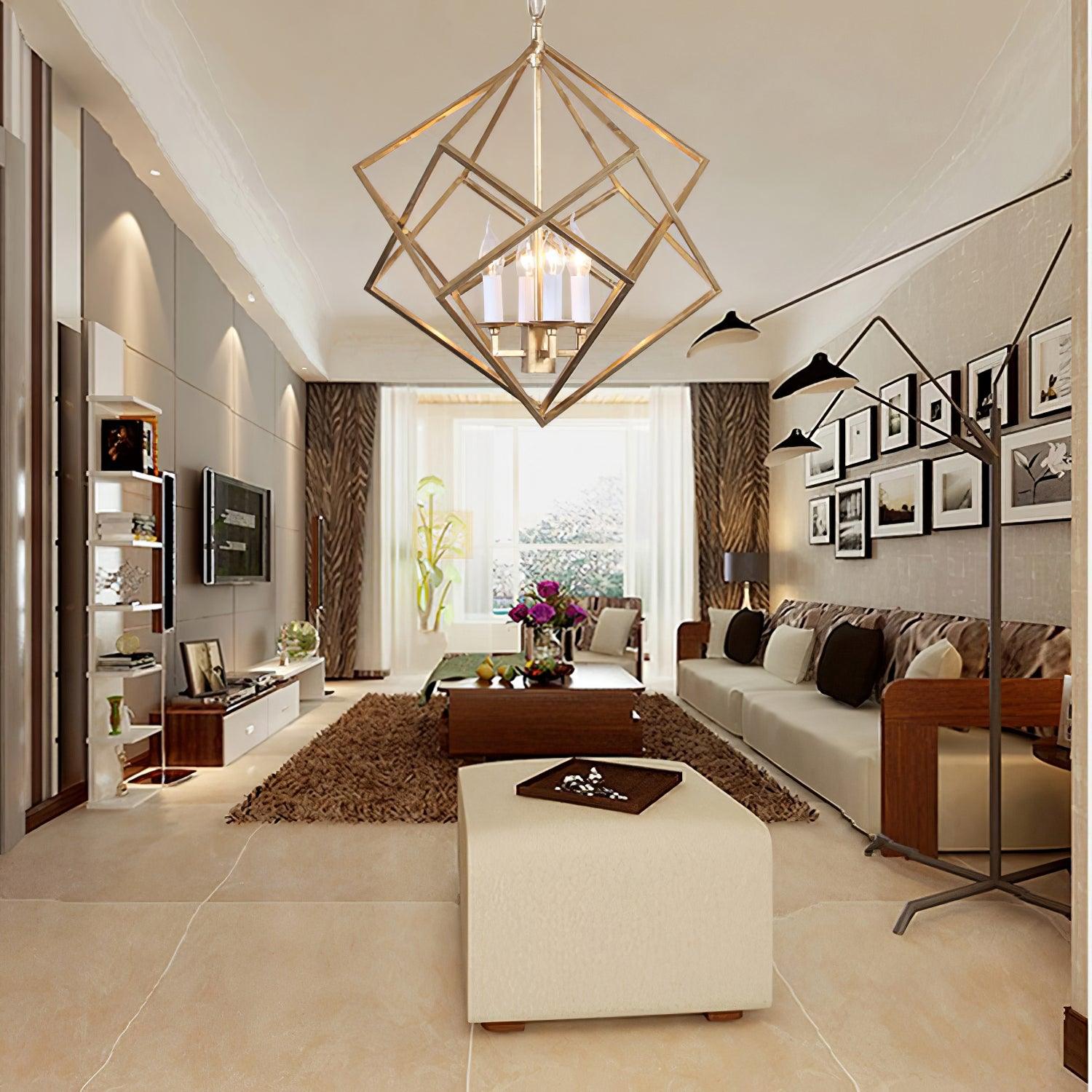 Voss Geometric Pendant Light - Blowlighting
