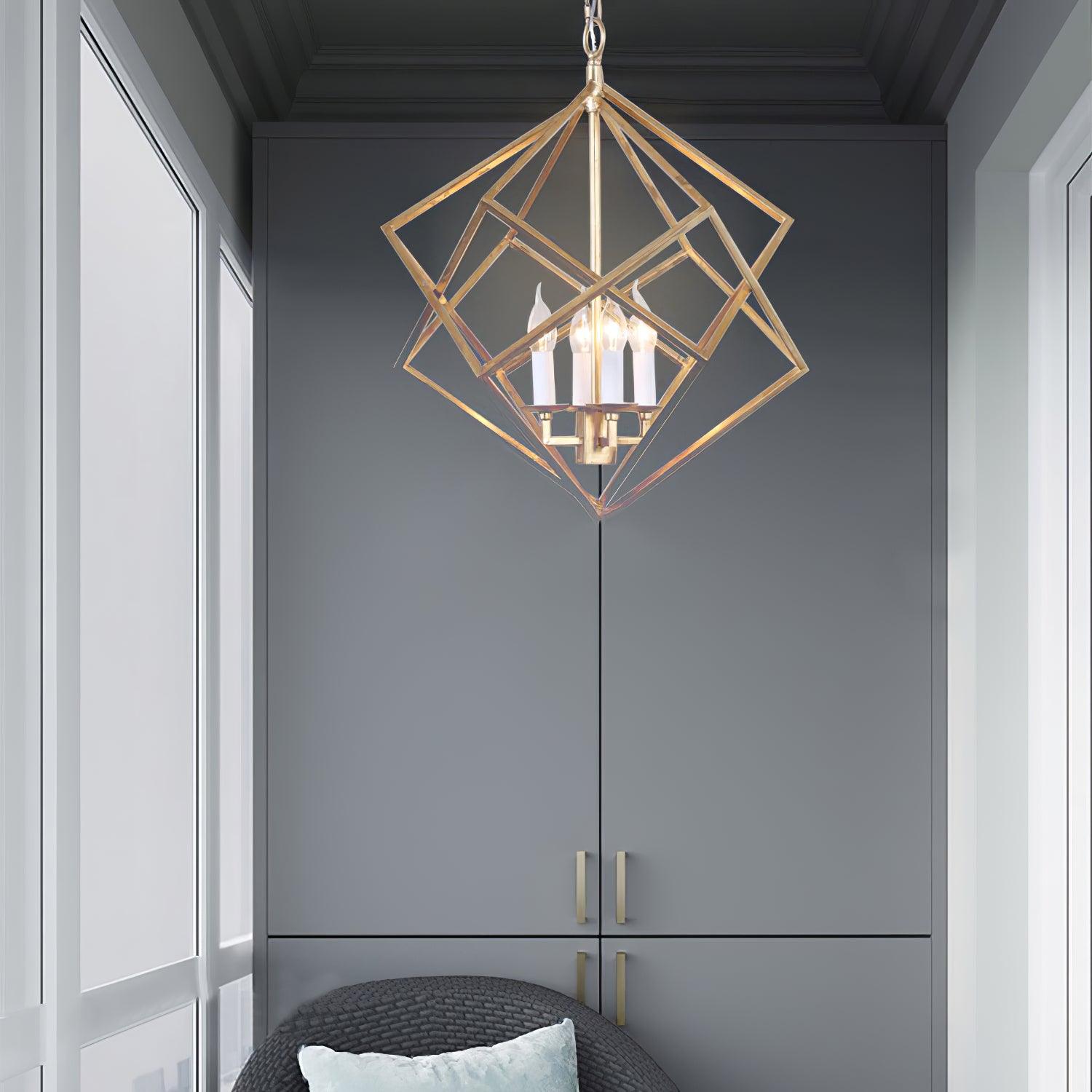 Voss Geometric Pendant Light - Blowlighting