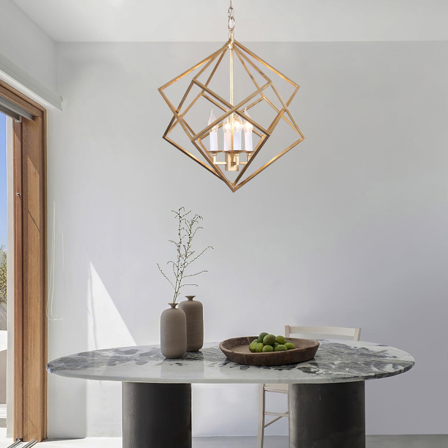 Voss Geometric Pendant Light - Blowlighting