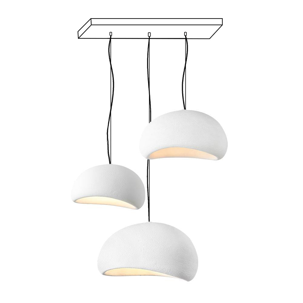Khmara Rough Combination Chandelier B - Blowlighting
