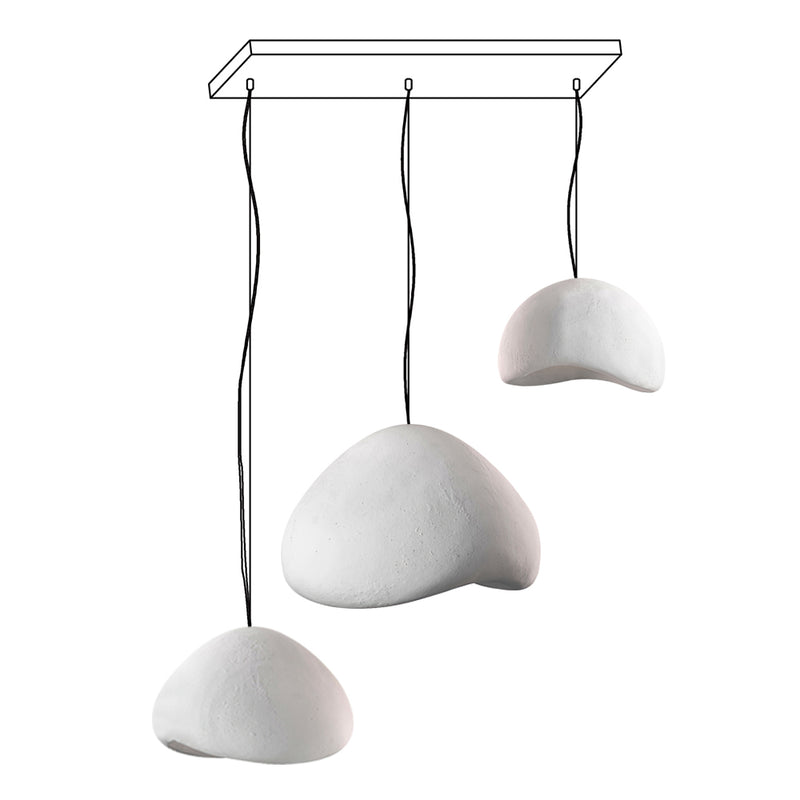 Khmara Rough Combination Chandelier B - Blowlighting