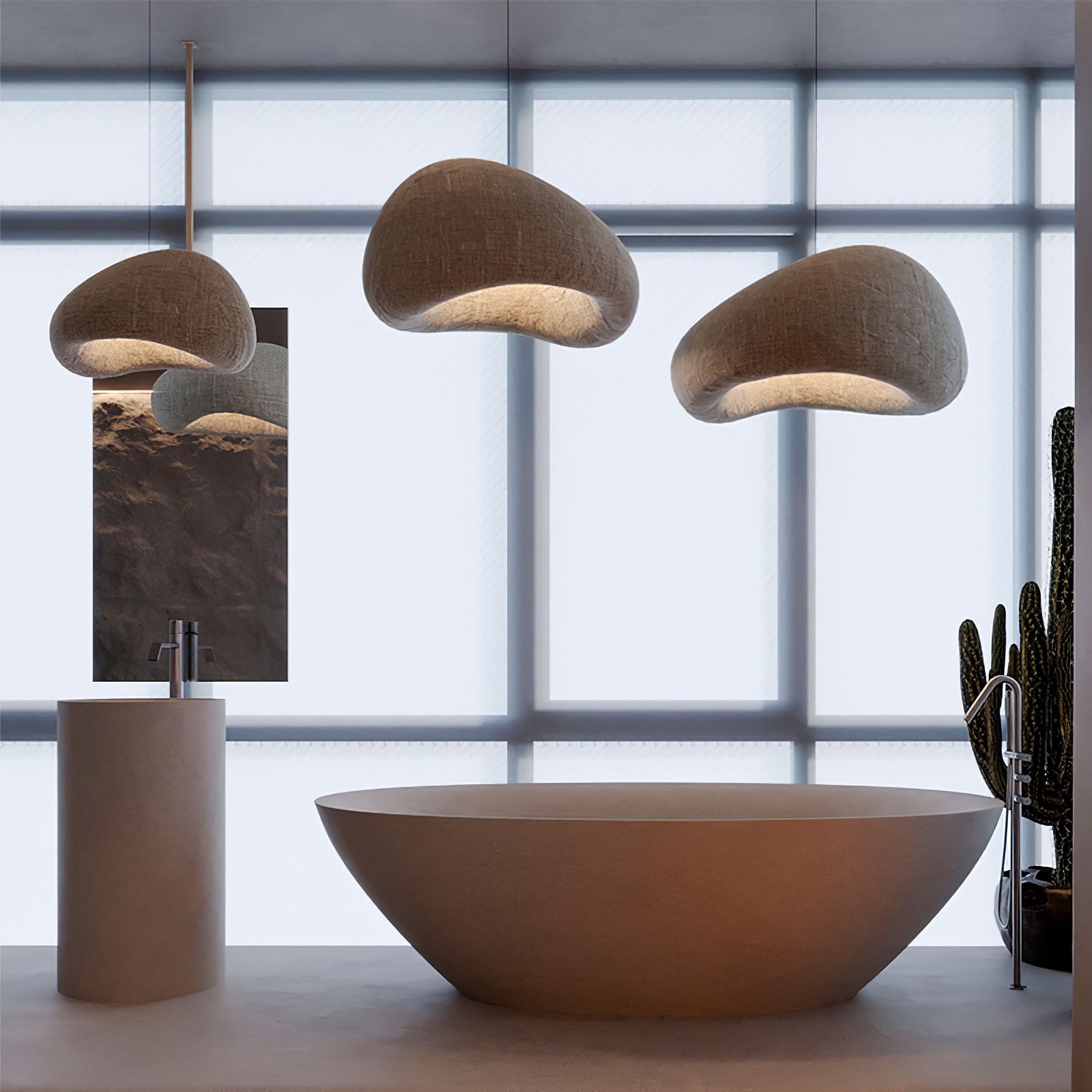 Khmara Rough Combination Chandelier B - Blowlighting