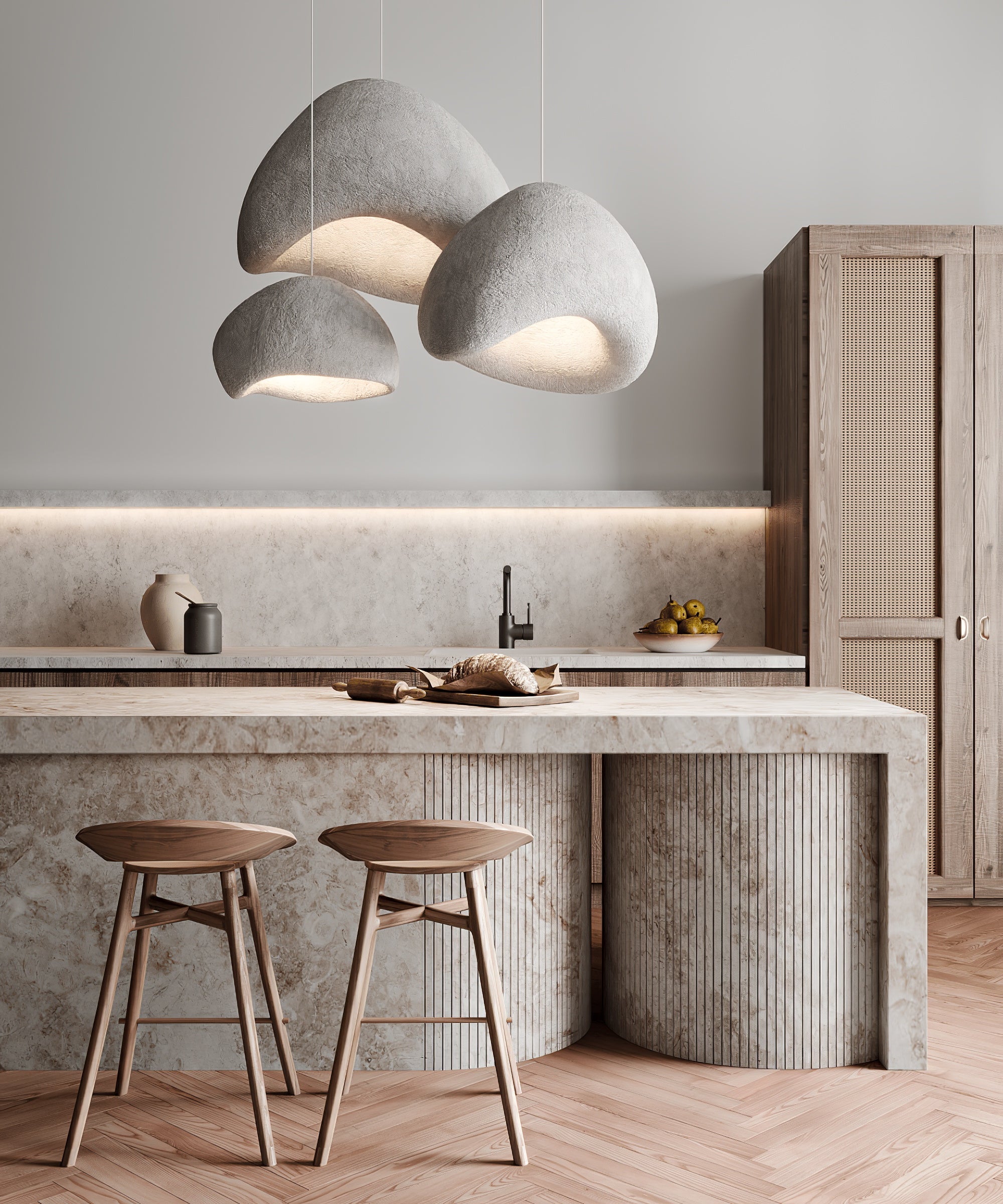 Khmara Rough Combination Chandelier B - Blowlighting