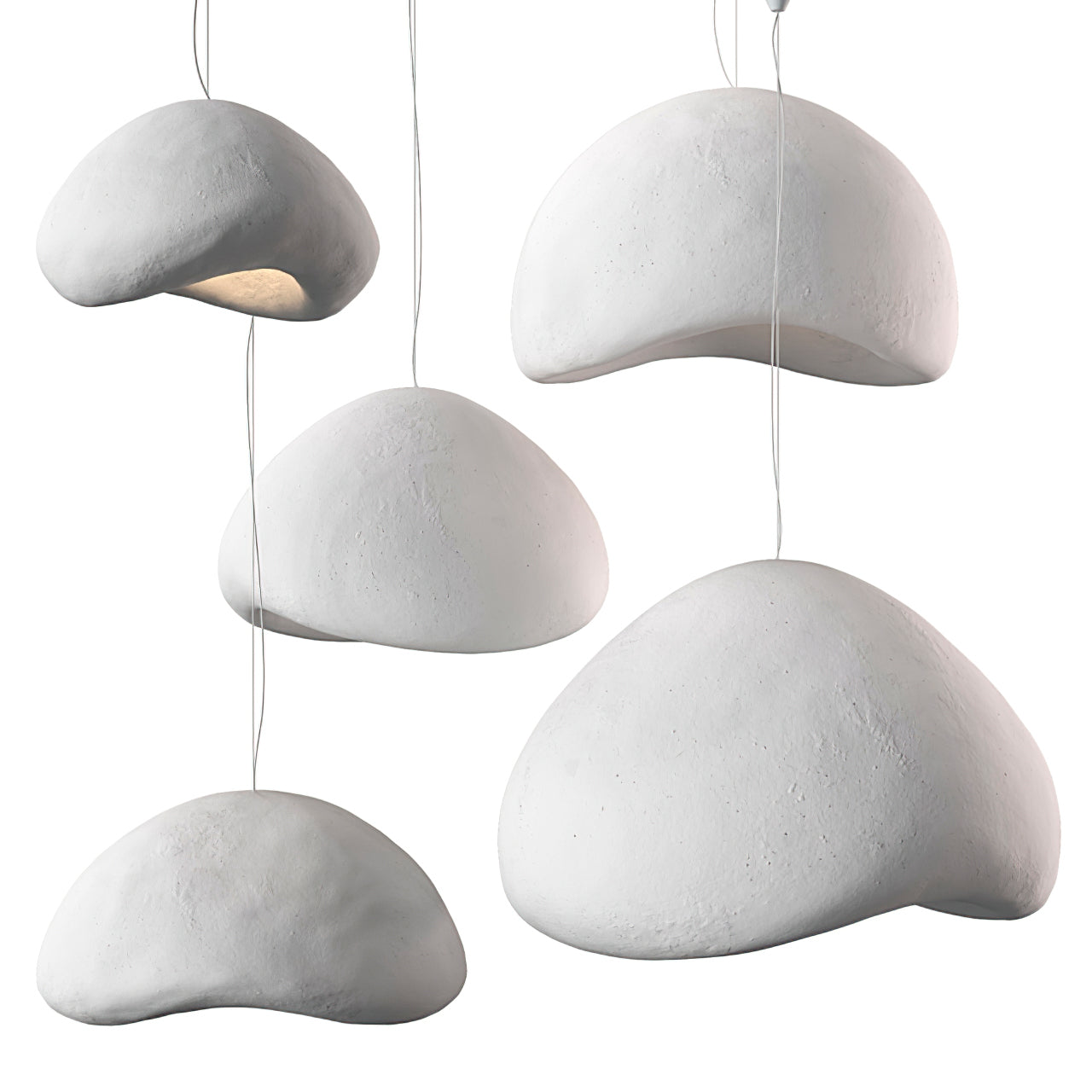 Khmara Rough Combination Chandelier B - Blowlighting