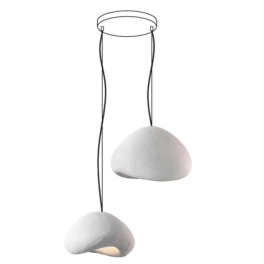 Khmara Rough Combination Chandelier B - Blowlighting