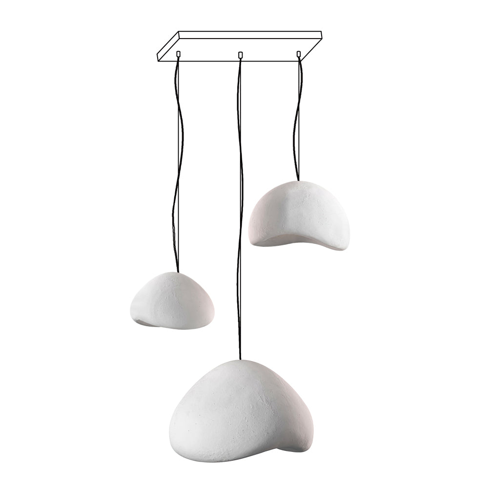 Khmara Rough Combination Chandelier B - Blowlighting