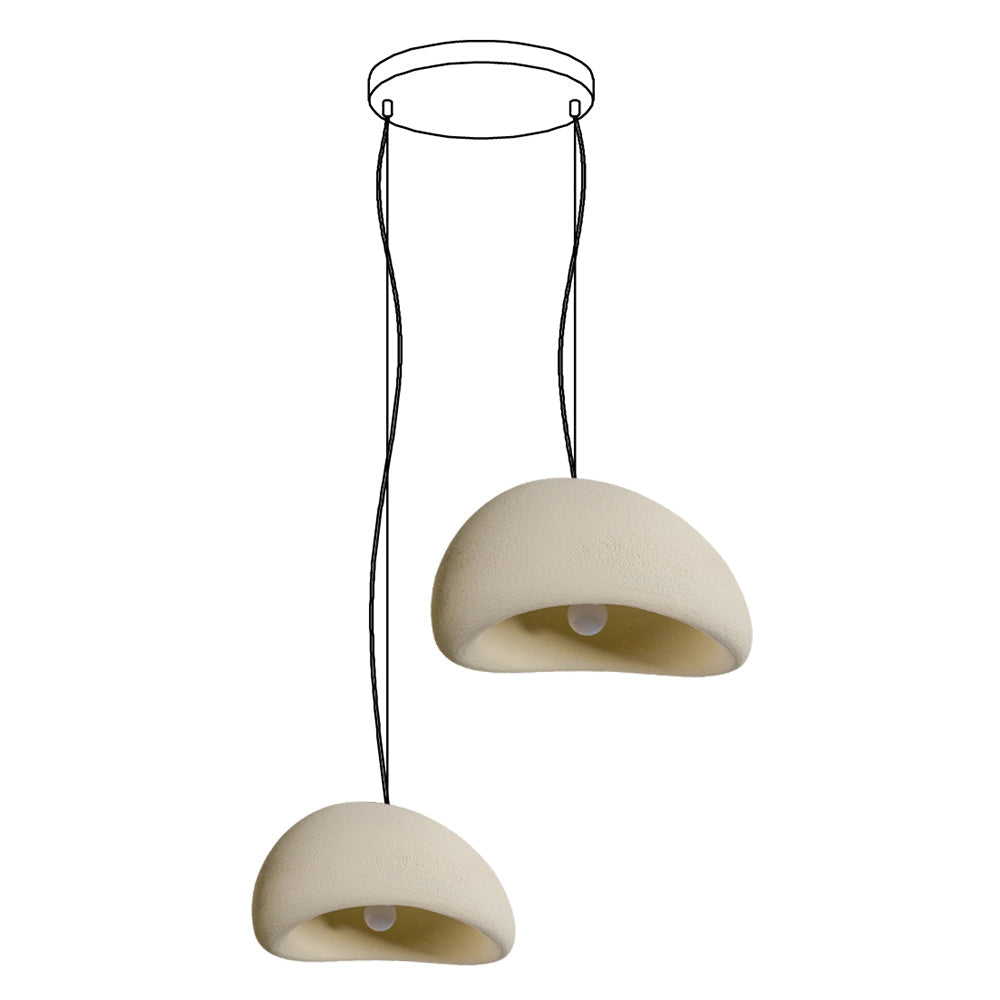 Khmara Rough Combination Chandelier B - Blowlighting