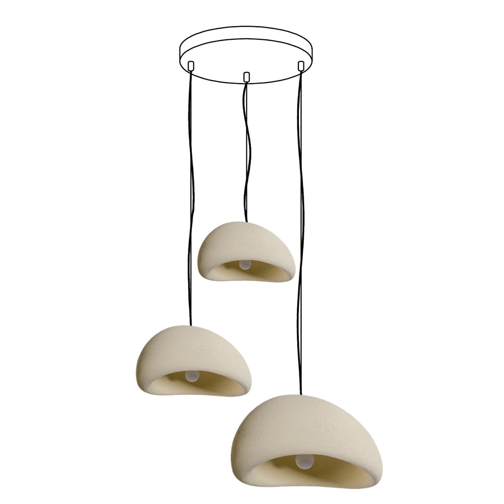 Khmara Rough Combination Chandelier B - Blowlighting