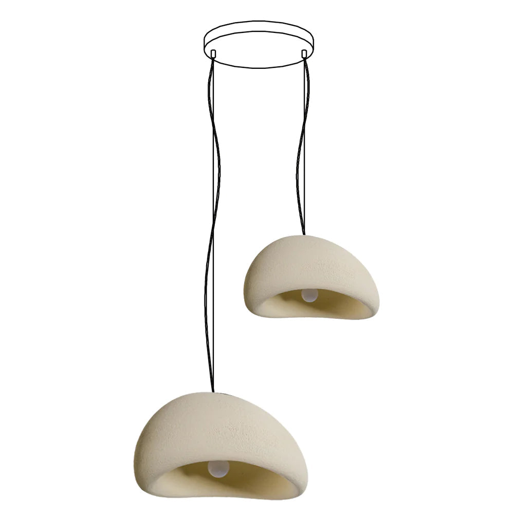 Khmara Rough Combination Chandelier B - Blowlighting