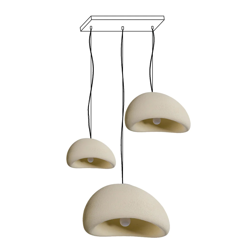 Khmara Rough Combination Chandelier B - Blowlighting