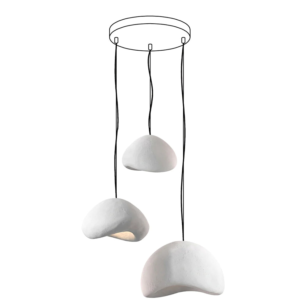 Khmara Rough Combination Chandelier B - Blowlighting