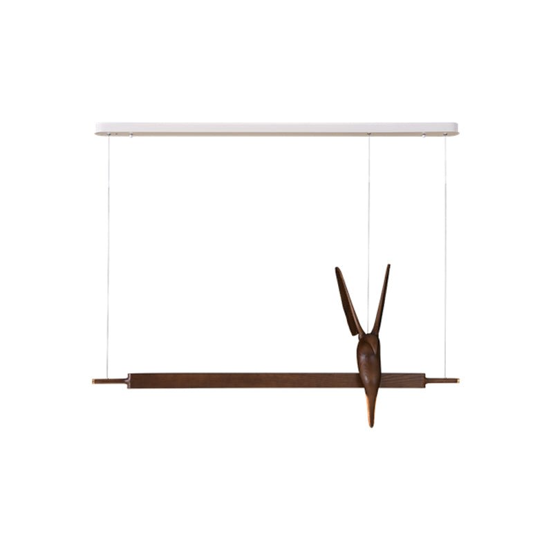 Varinisra Sculptural Oak Pendant Light - Blowlighting