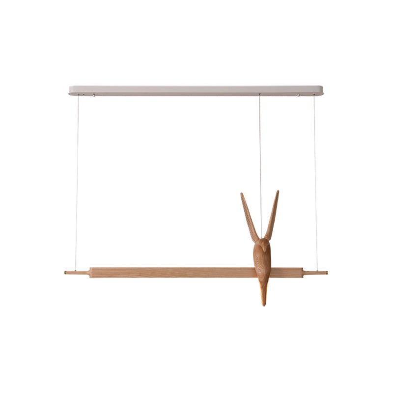 Varinisra Sculptural Oak Pendant Light - Blowlighting