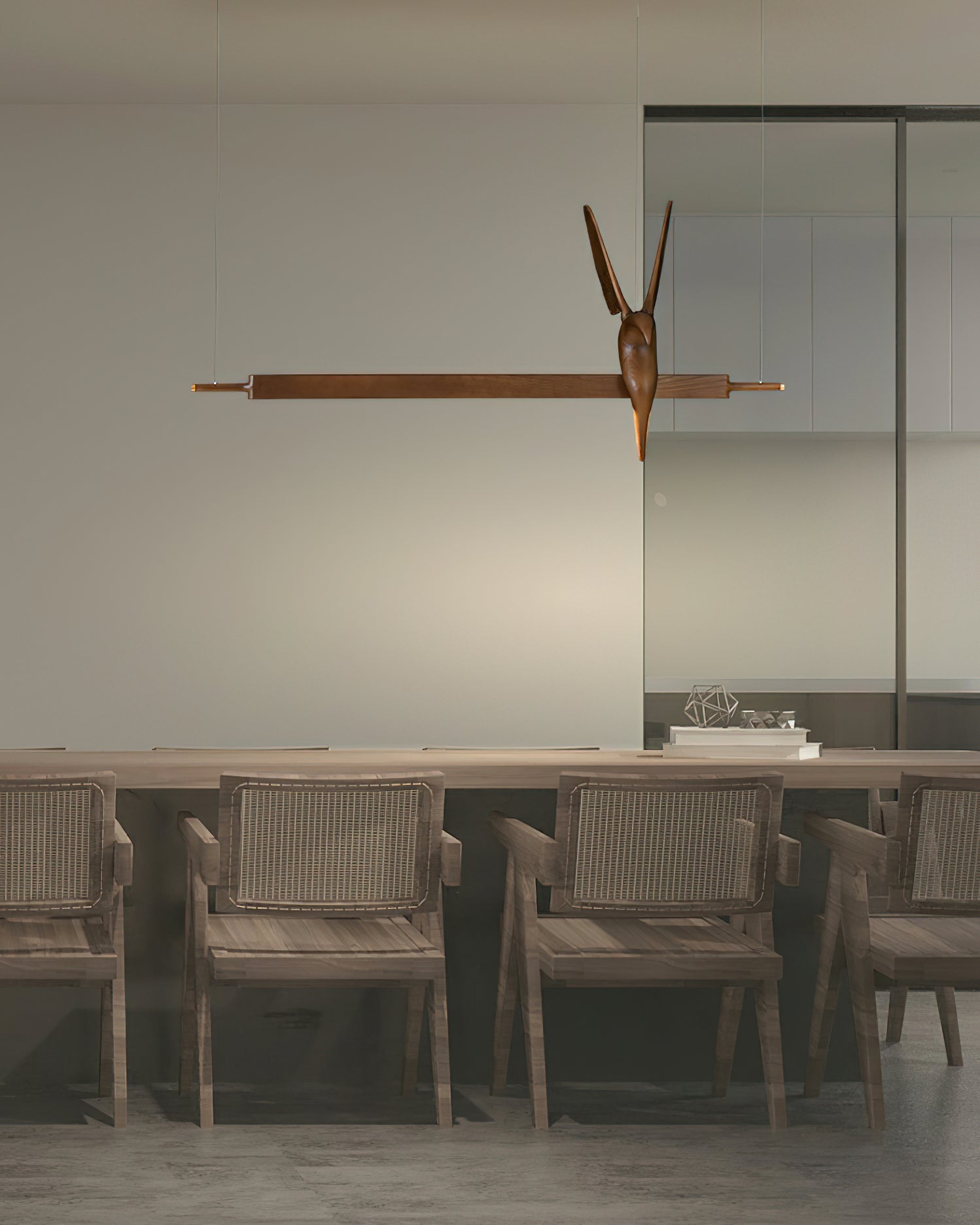 Varinisra Sculptural Oak Pendant Light - Blowlighting