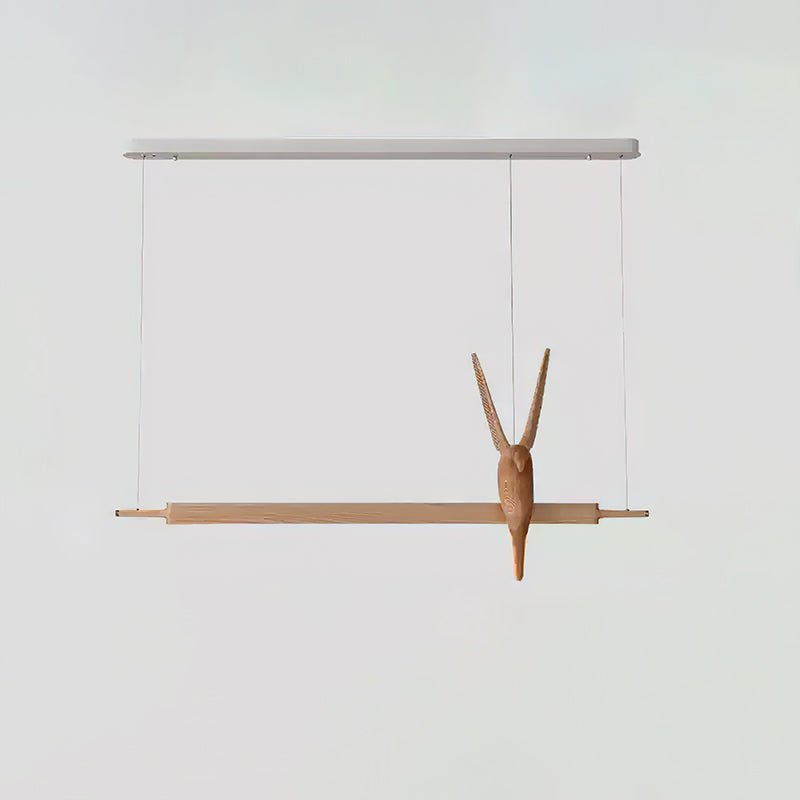 Varinisra Sculptural Oak Pendant Light - Blowlighting