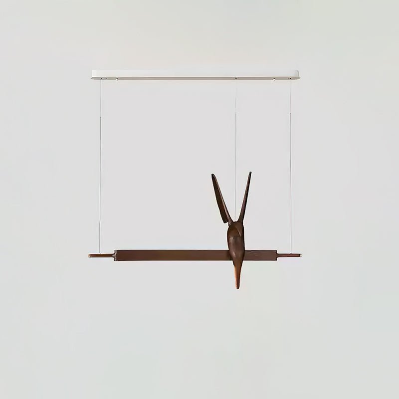 Varinisra Sculptural Oak Pendant Light - Blowlighting