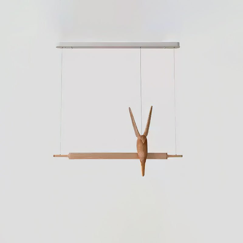 Varinisra Sculptural Oak Pendant Light - Blowlighting