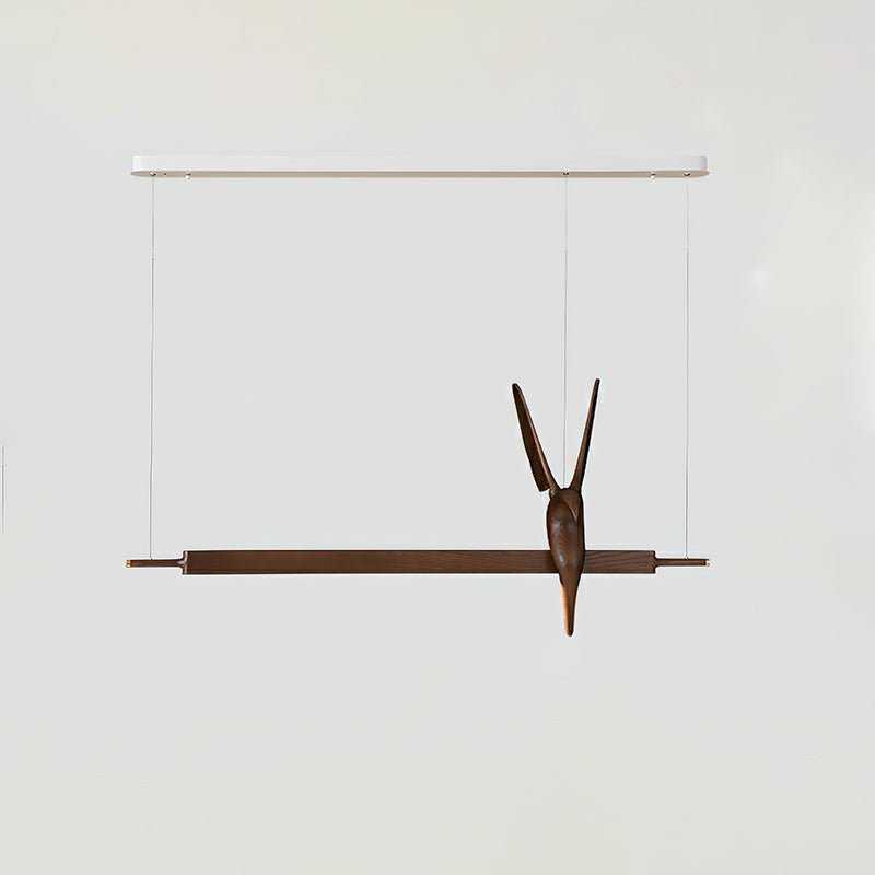 Varinisra Sculptural Oak Pendant Light - Blowlighting