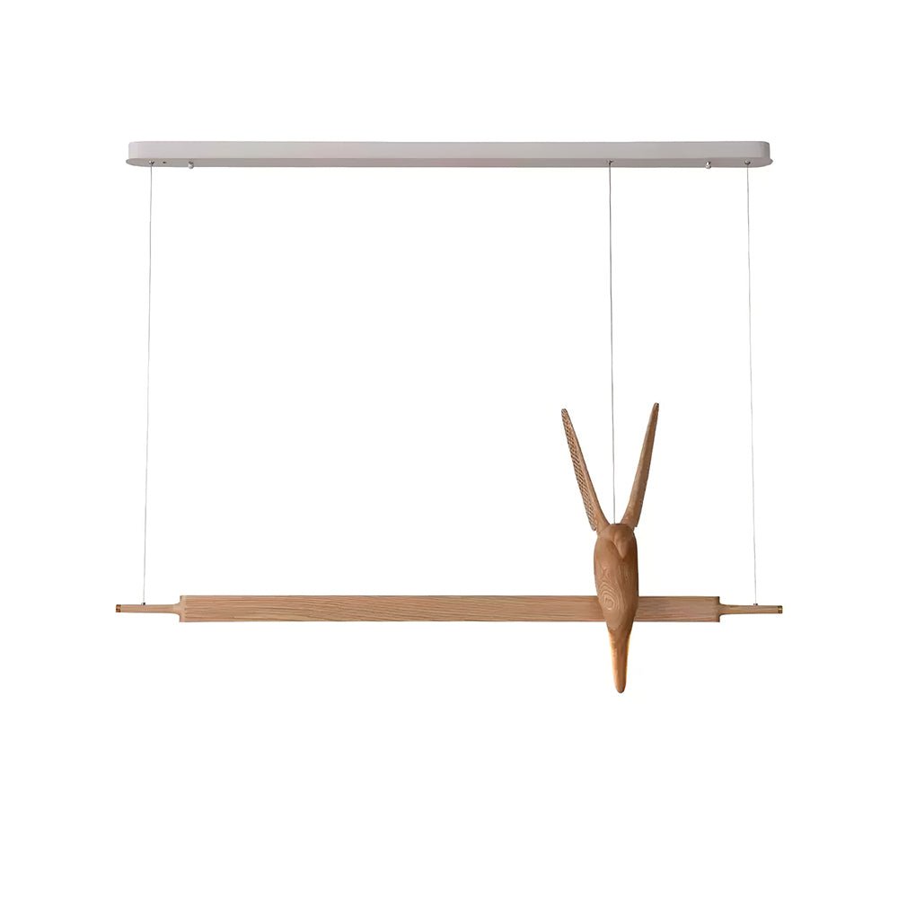 Varinisra Sculptural Oak Pendant Light - Blowlighting
