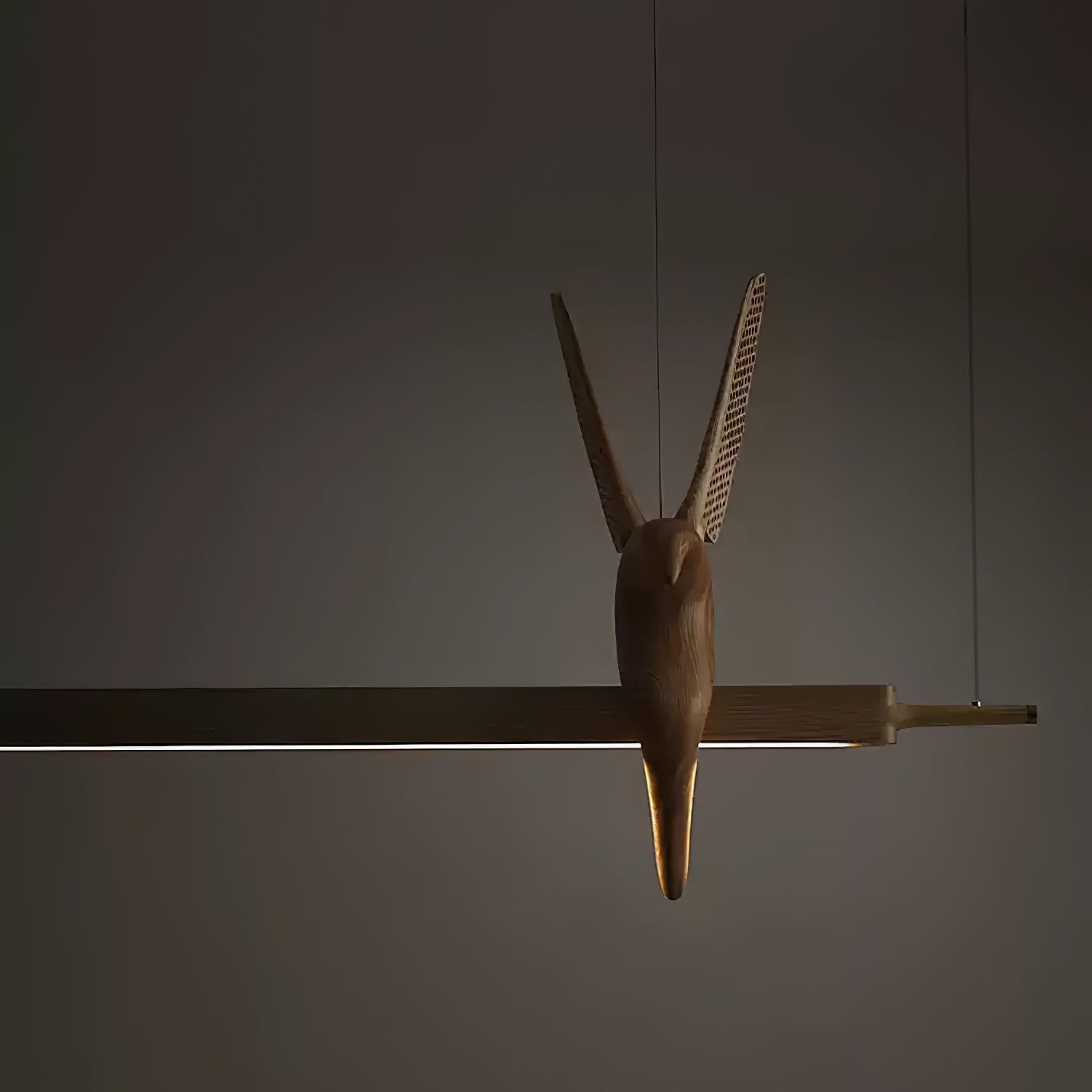 Varinisra Sculptural Oak Pendant Light - Blowlighting