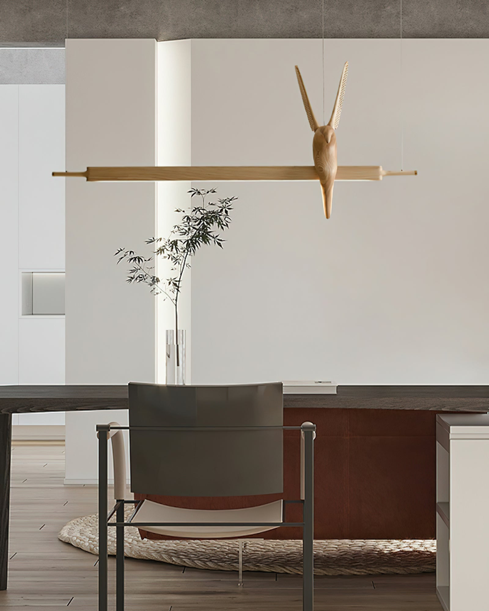 Varinisra Sculptural Oak Pendant Light - Blowlighting